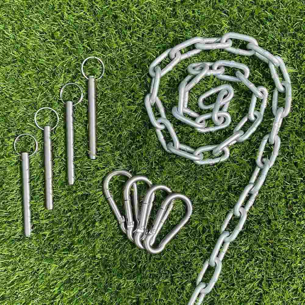 The Debbie Swing Bed - Crib Size — galvanized chain