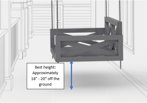 Measure from the floor (or ground) to the ceiling