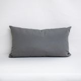 Throw Pillow Made With Sunbrella Canvas Charcoal 54048-0000