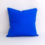 Throw Pillow Made With Sunbrella Canvas Pacific Blue 5401-0000