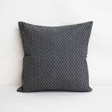 Throw Pillow Made With Sunbrella Dimple Smoke 46061-0014