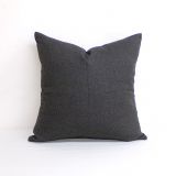Throw Pillow Made With Sunbrella Essential Coal 16005-0005