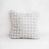 Throw Pillow Made With Sunbrella Kindle Silk 145666-0002 - Reversible (Light Side)