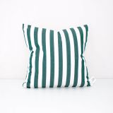 Throw Pillow Made With Sunbrella Mason Forest Green 5630-0000