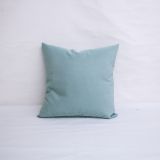 Throw Pillow Made With Sunbrella Canvas Spa 5413-0000