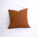 Throw Pillow Made With Sunbrella Linen Chili 8306-0000