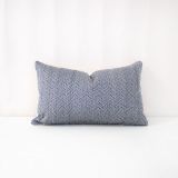 Throw Pillow Made With Sunbrella Posh Sapphire 44157-0053