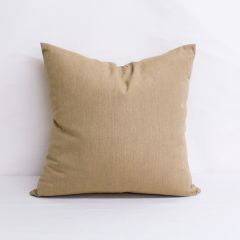 Throw Pillow Made With Sunbrella Canvas Heather Beige 5476-0000