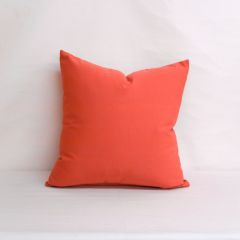Throw Pillow Made With Sunbrella Canvas Melon 5415-0000
