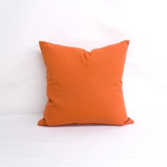 Throw Pillow Made With Sunbrella Canvas Rust 54010-0000