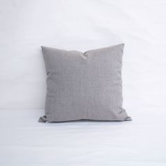 Throw Pillow Made With Sunbrella Cast Silver 40433-0000