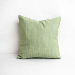 Throw Pillow Made With Sunbrella Dupione Aloe 8068-0000