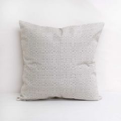 Throw Pillow Made With Sunbrella Linen Silver 8351-0000