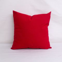 Throw Pillow Made With Sunbrella Spectrum Cherry 48096-0000