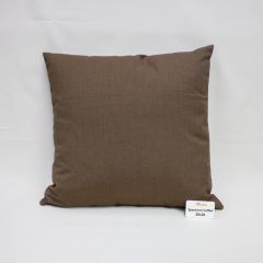 Throw Pillow Made With Sunbrella Spectrum Coffee 48029-0000