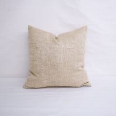 Throw Pillow Made With Sunbrella Chartres Hemp 45864-0000