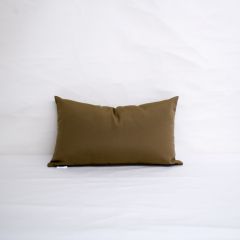 Throw Pillow Made With Sunbrella Canvas Cocoa 5425-0000