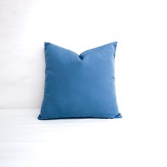 Throw Pillow Made With Sunbrella Canvas Sapphire Blue 5452-0000